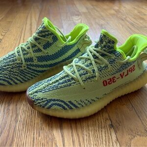 New Without Box Adidas Yeezy Boost 350 V2 Low Semi Frozen Yellow Sneakers Mens 8
